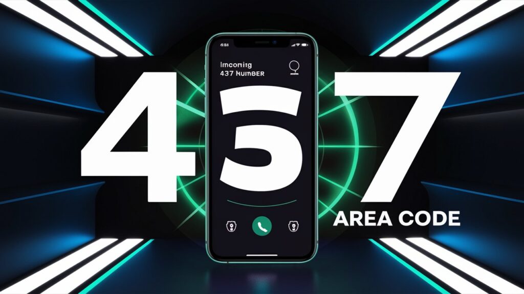 437 phone number area code