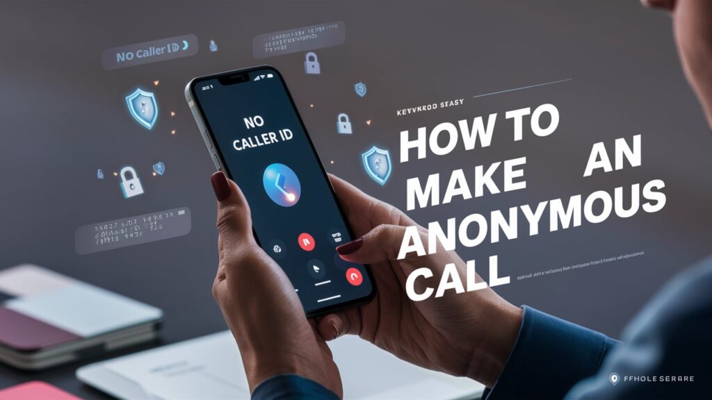HOW TO MAKE AN ANONYMOUS CALL