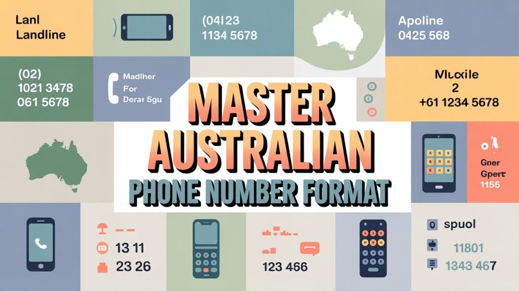 Master Australian Phone Number Format