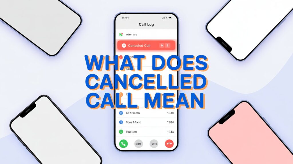 What Does Cancelled Call Mean